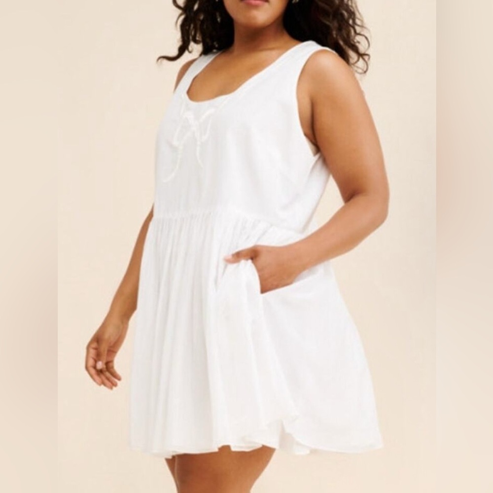 RACHEL ANTONOFF Eliana embroidered bow mini dress